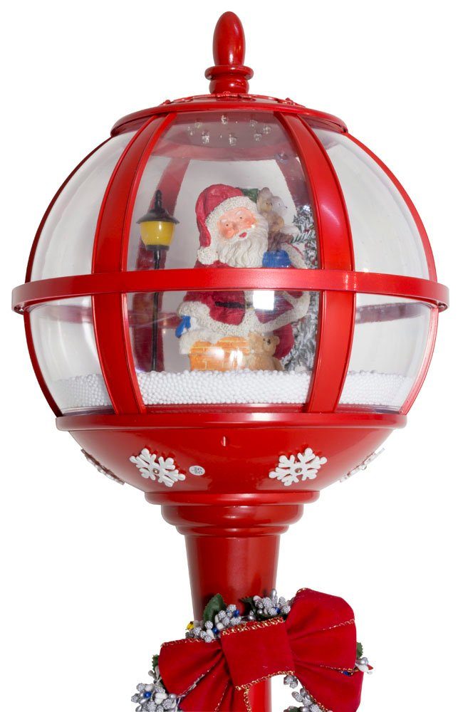 LED Santa 175 rot LED Laterne MONOPOL® Stand-Laterne Schneiende cm,