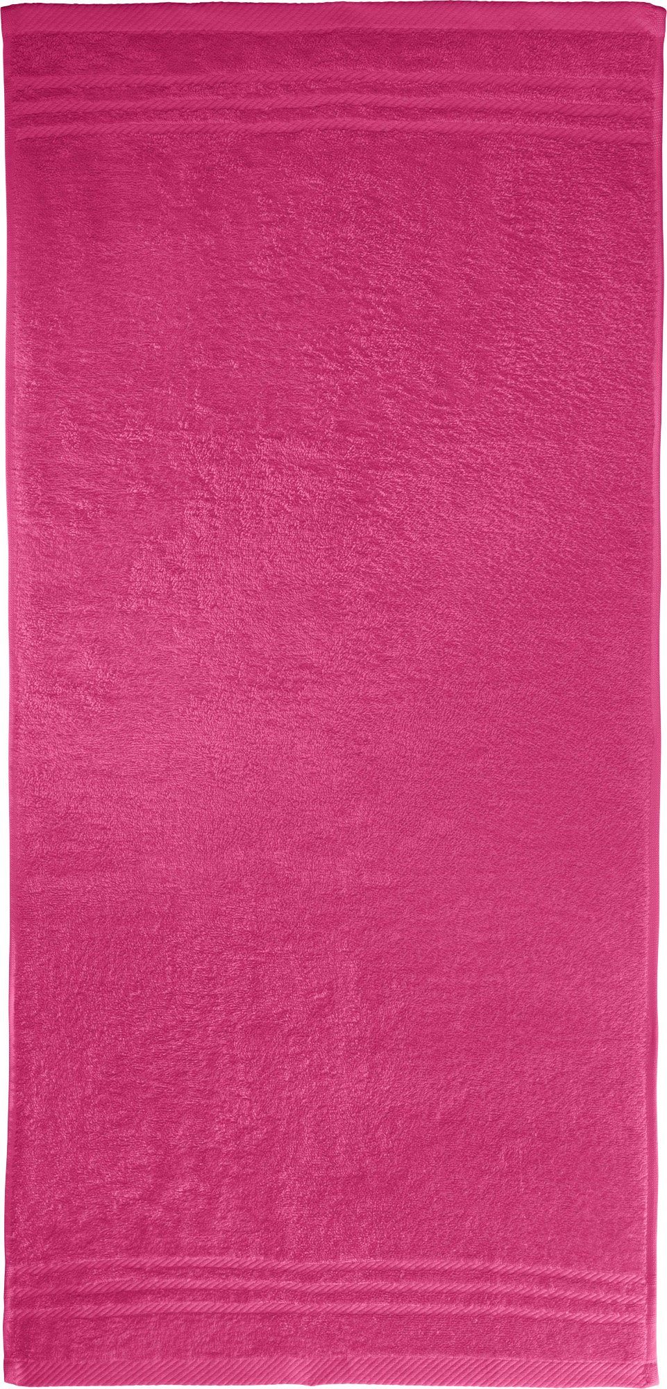 REDBEST Handtuch Handtuch, Frottier (1-St), pink Uni I Walk-Frottier