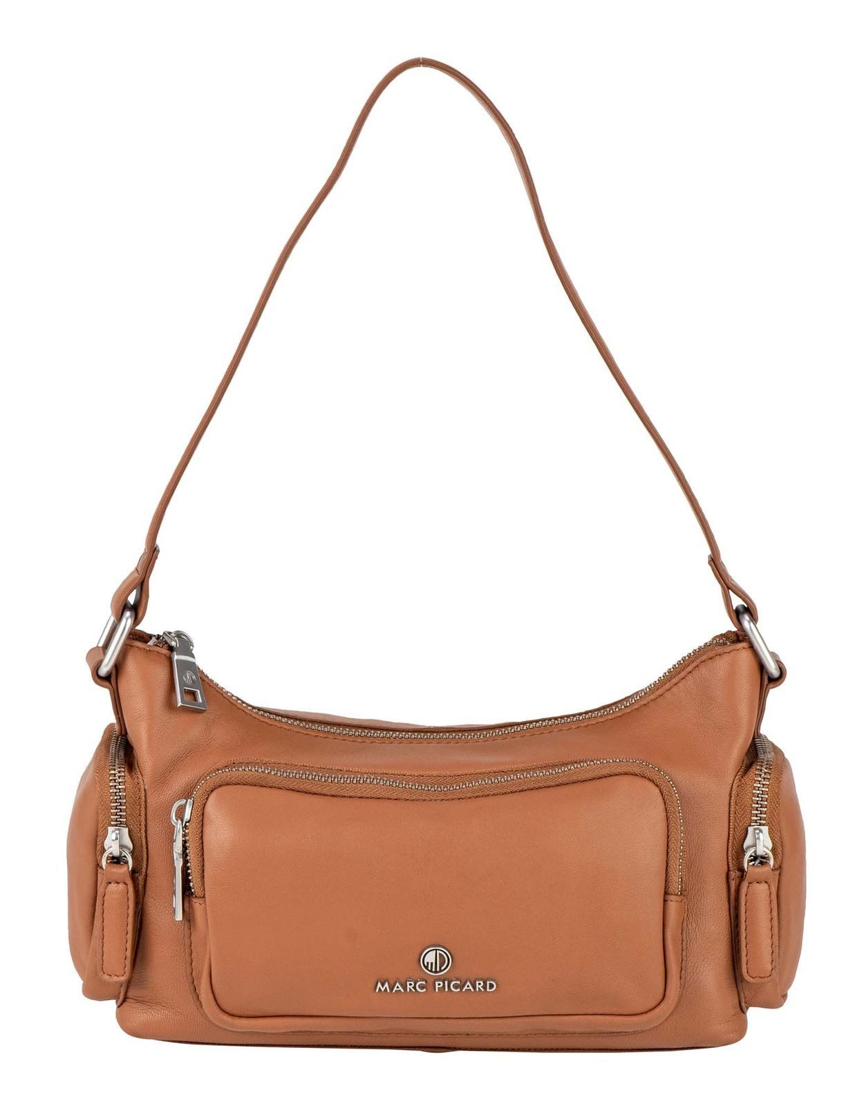 Marc Picard Schultertasche Bowling Bag, aus echtem Lammleder