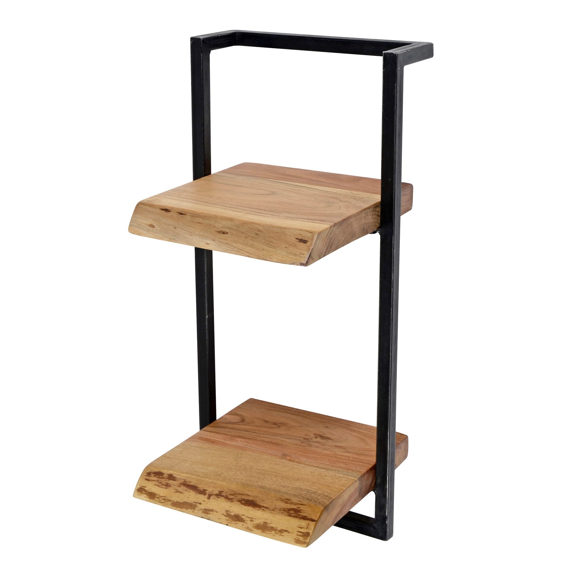 Vintagehaus Wandregal Wandregal Baumkante Edge Akazie günstig online kaufen