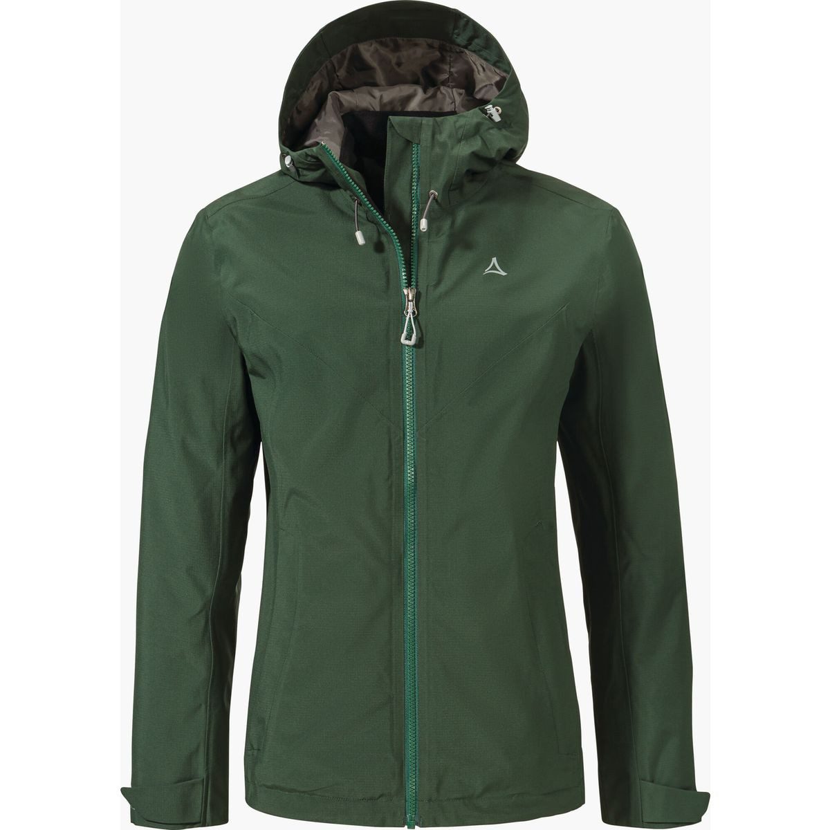 Schöffel Outdoorjacke Hiking Jacket Style Yew Women Wasserdichte und atmungsaktive Wanderjacke mit verstellbarer Kapuze