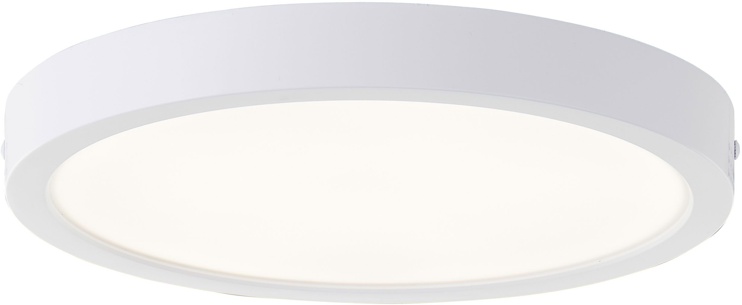 Brilliant LED Deckenleuchte Navara, LED fest integriert, Neutralweiß, Ø 27,5cm, Höhe 3 cm, 1900 lm, 4000 K, IP44