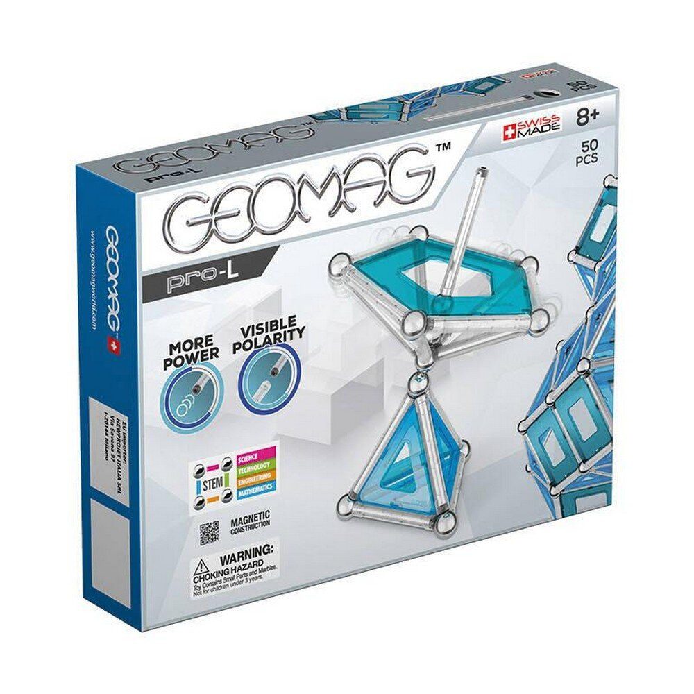 Geomag™ Lernspielzeug Pro L mit Panellen - verschiedene Sets. Schwerkraft und Magnetismus (50-St), magnetisch