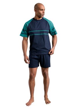 le jogger® Shorty (Packung, 4 tlg., 2 Stück) mit aufgesetzten Streifen