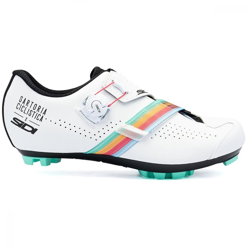 Sidi SIDI Gravel Coffee Grinder MTB-Schuhe Weiß Gr. 44 - Wildleder, SR17-So Fahrradschuh