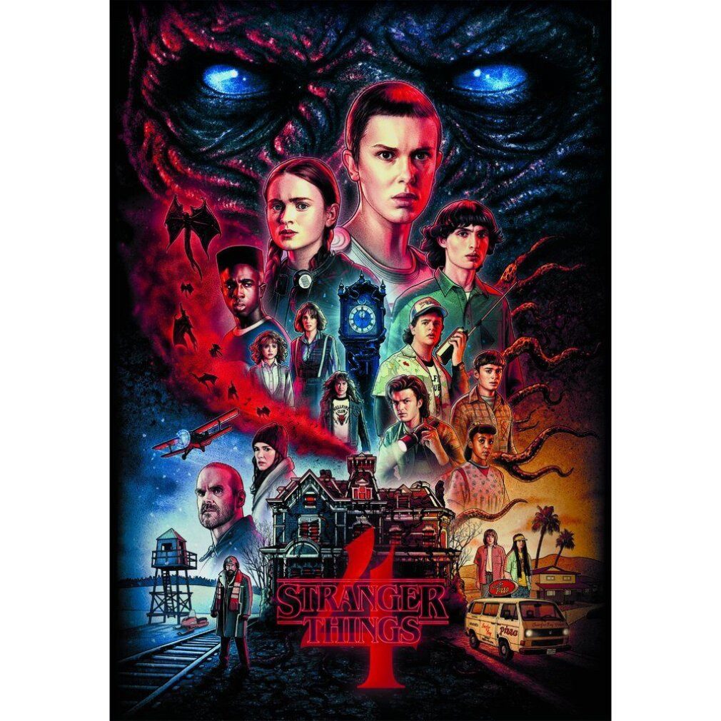 Clementoni® Puzzle Stranger Things Puzzle 1000Stück, Puzzleteile günstig online kaufen