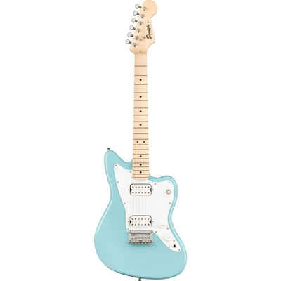 Squier E-Gitarre, Fender Mini Jazzmaster HH MN Daphne Blue, Mini Jazzmaster HH MN Daphne Blue - E-Gitarre
