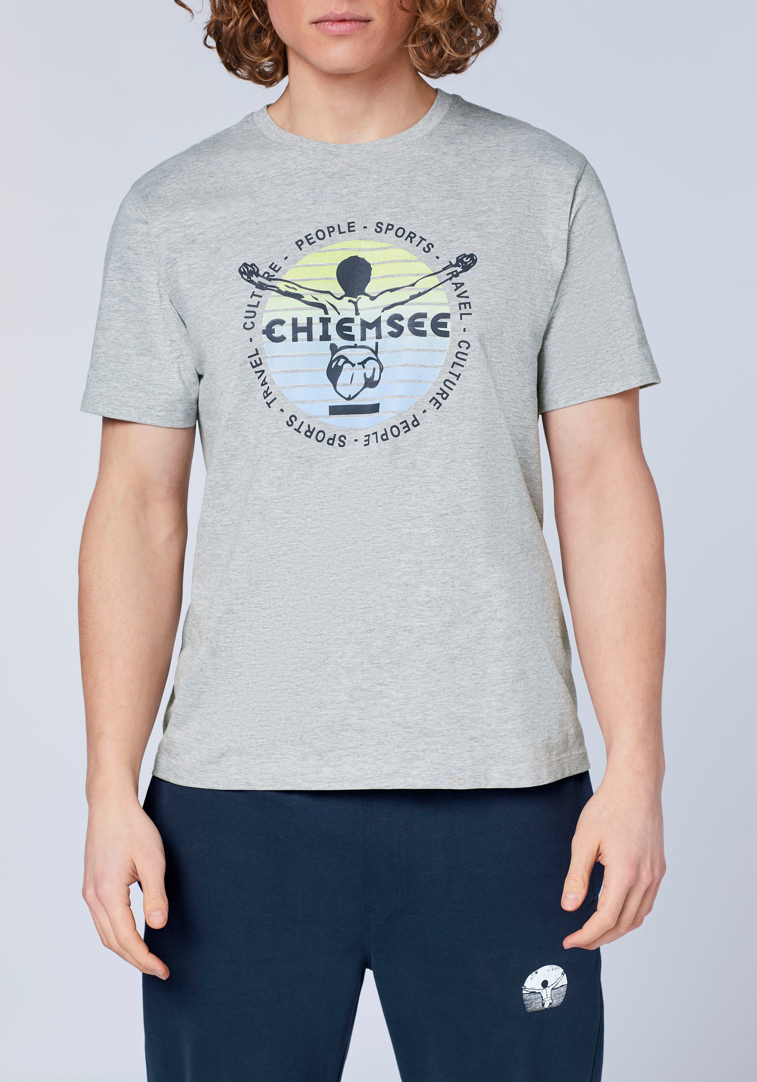 Gray Neutral T-Shirt Chiemsee