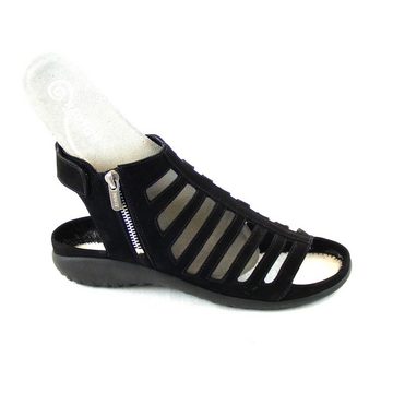 NAOT Naot Pitau schwarz Damen Schuhe Sandalen Leder Nubuk Fußbett 16533 Sandalette