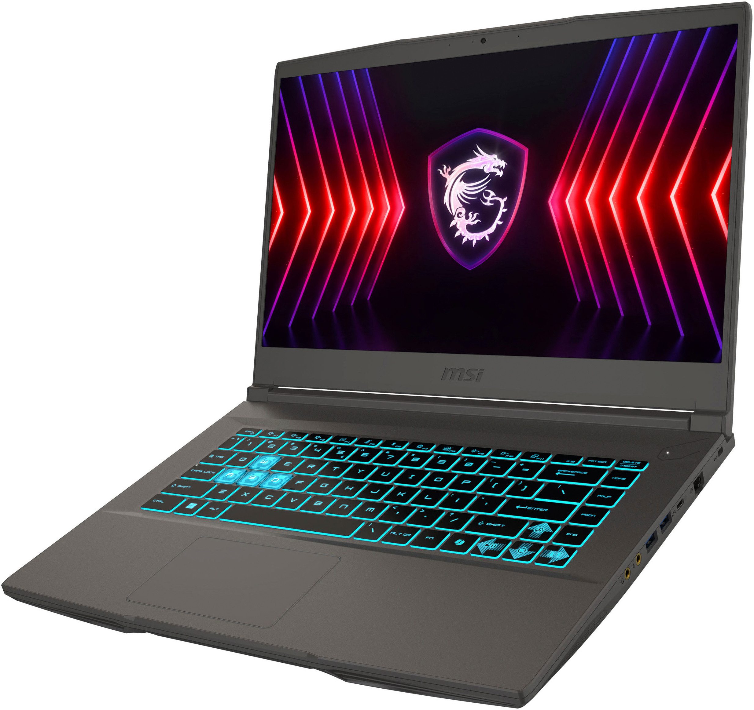 MSI Thin 15 B13UC-3040 Gaming-Notebook (39,6 cm/15,6 Zoll, Intel Core i5 13420H, GeForce RTX 3050, 16 GB, 512 GB SSD) grau