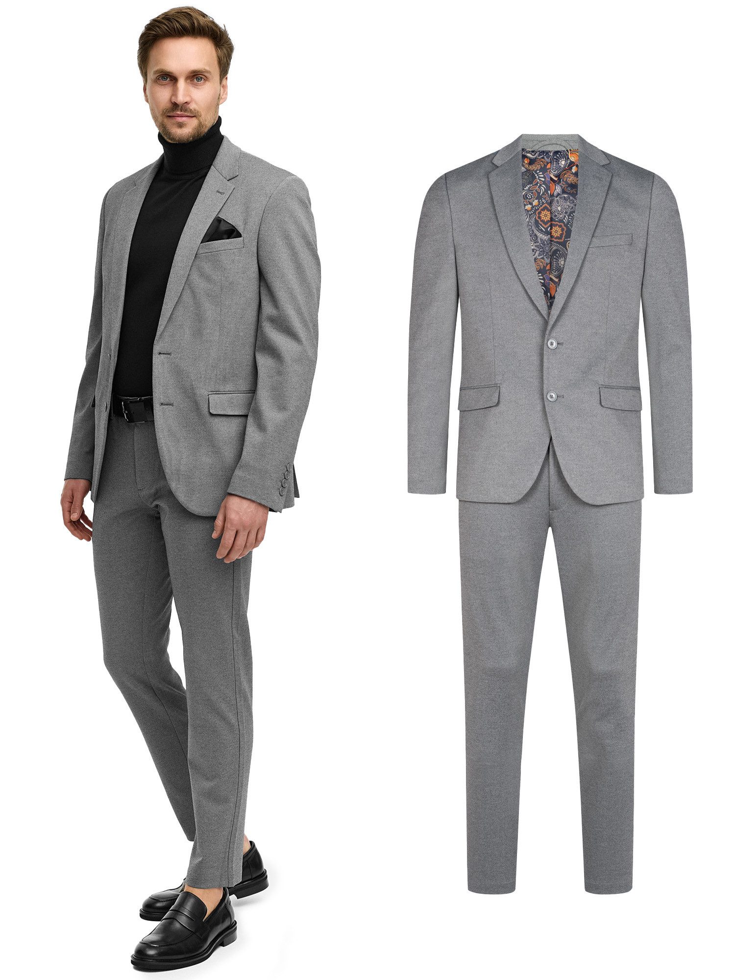 Jeff Anzug JFEzra SET (Set, 2-tlg., Anzug Set) 2-teiliges Set