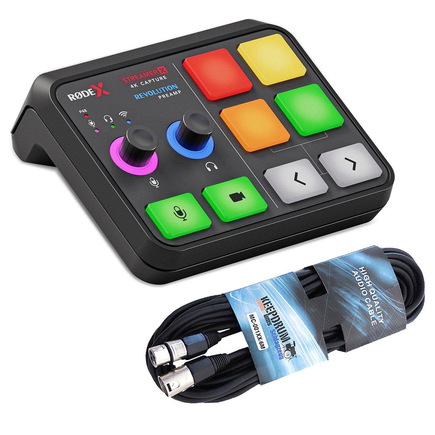 Rode X Streamer X Interface mit XLR-Kabel Digitales Aufnahmegerät