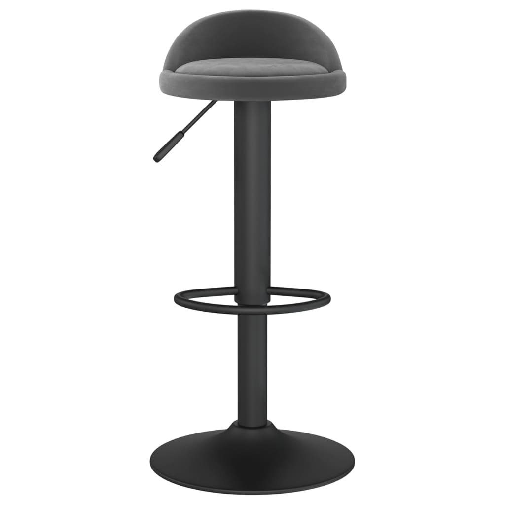 vidaXL Barhocker Barhocker Dunkelgrau Samt (1 günstig online kaufen
