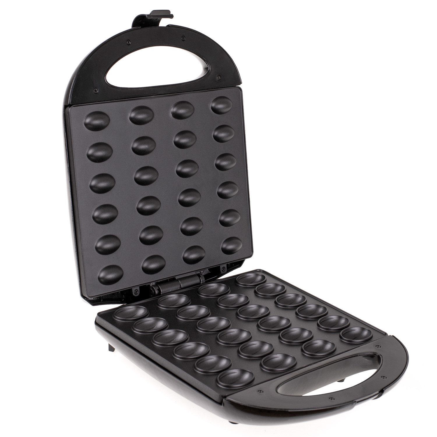 Adler Waffeleisen Adler AD 3039b Elektrischer Nussbäcker schwarz