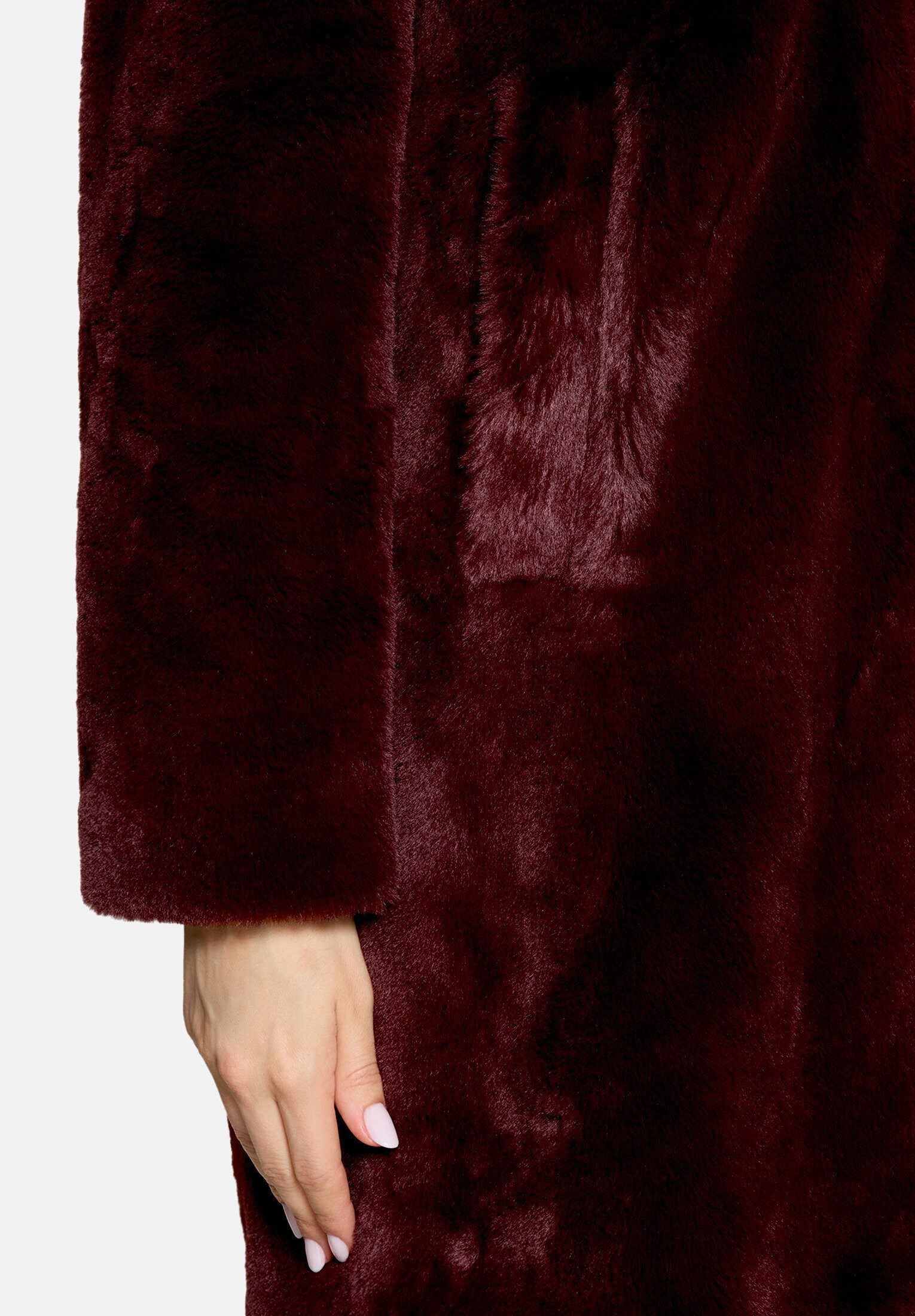 Betty Barclay Plüschjacke Damen mit Kapuze