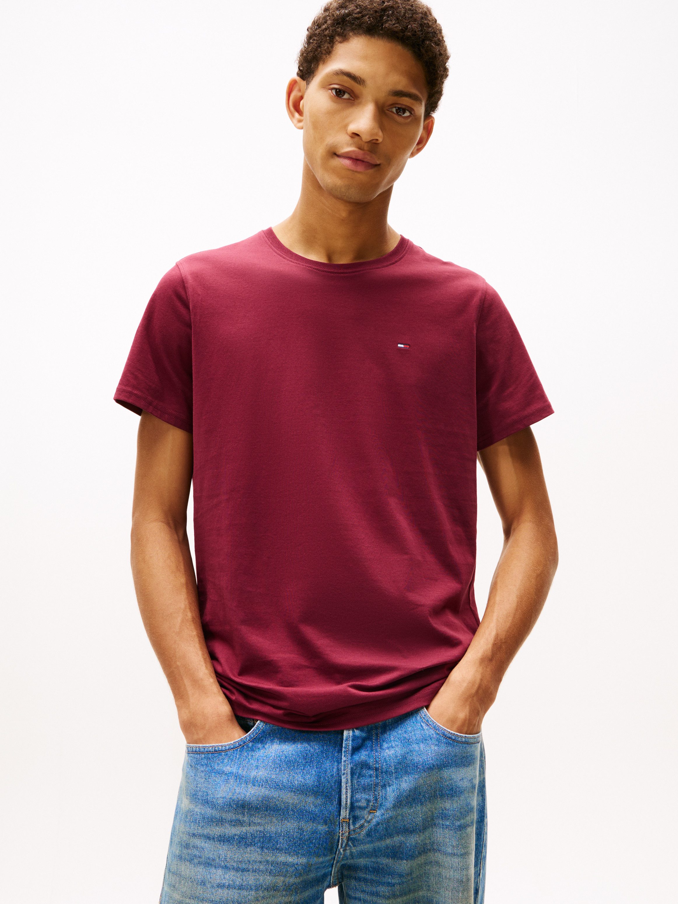 Tommy Jeans T-Shirt TJM ESSENTIAL SOLID günstig online kaufen