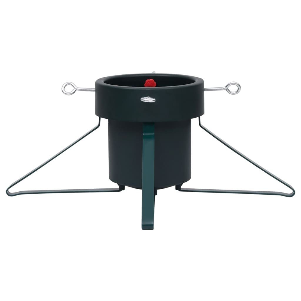 furnicato Christbaumständer Weihnachtsbaumständer Schwarz 46 x 46 x 19 cm für echten Baum (1-tlg), Baumhalter mit Wassertank für 2L und stabilen Schrauben im Metall