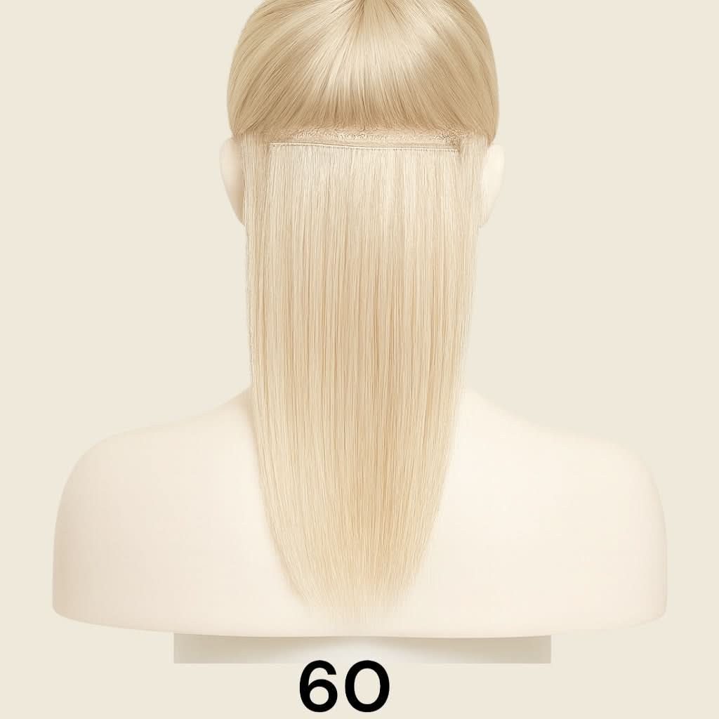 NOGI Echthaar-Extension NOGI Wave Piece, Echthaar Clip-In, mehr Schwung und Fülle für den Hinterkopf
