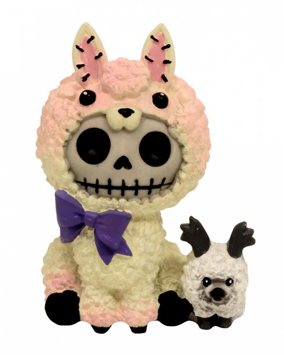 Horror-Shop Dekofigur Kleine Alpaca Furrybones Figur für Sammler