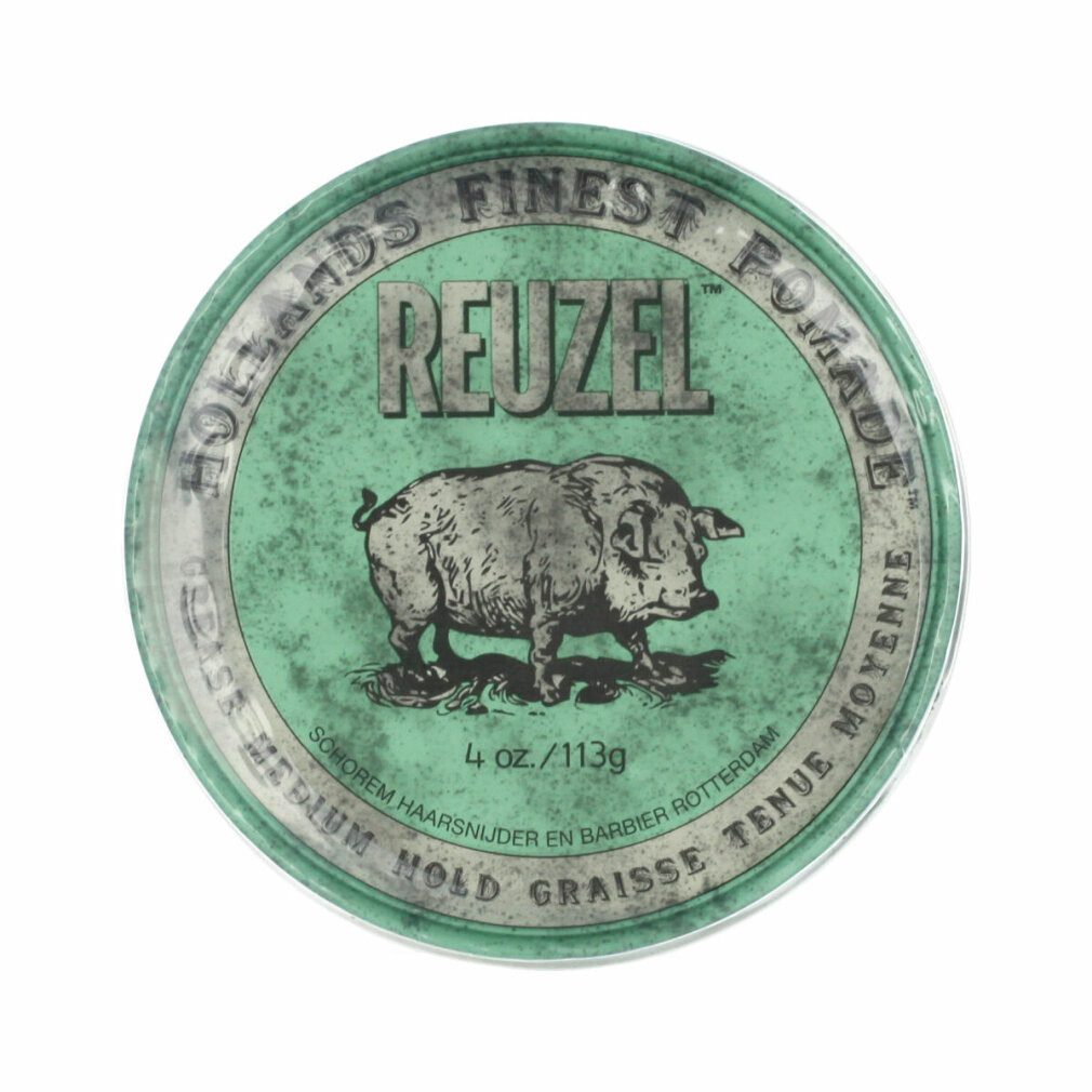 Reuzel Leave-in Pflege Green Medium Hold Grease Pomade 113g