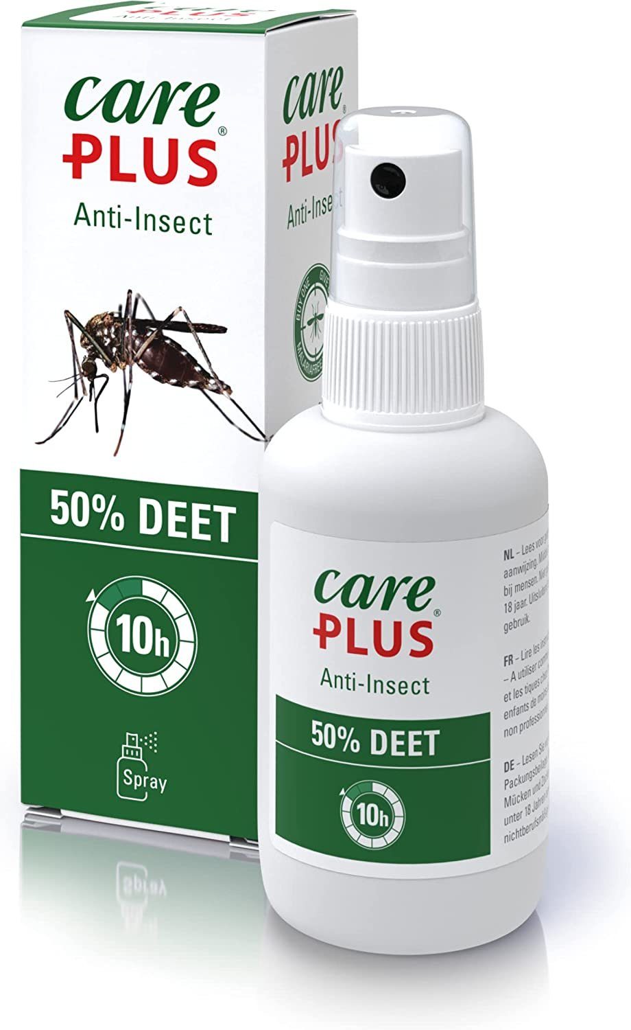 Insektenspray Care Plus 50% Anti-Insect Deet Spray 200 ml Mückenspray