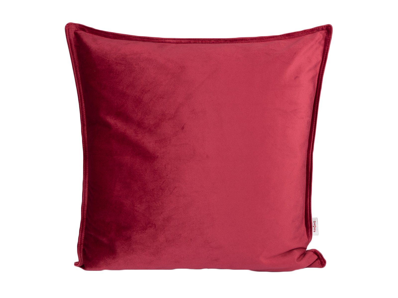 beties Kissenbezug Samt&Sonders, (1 Stück), Kissenhülle ca. 50x50 cm Samtkissen warm und weich Karmin-rot