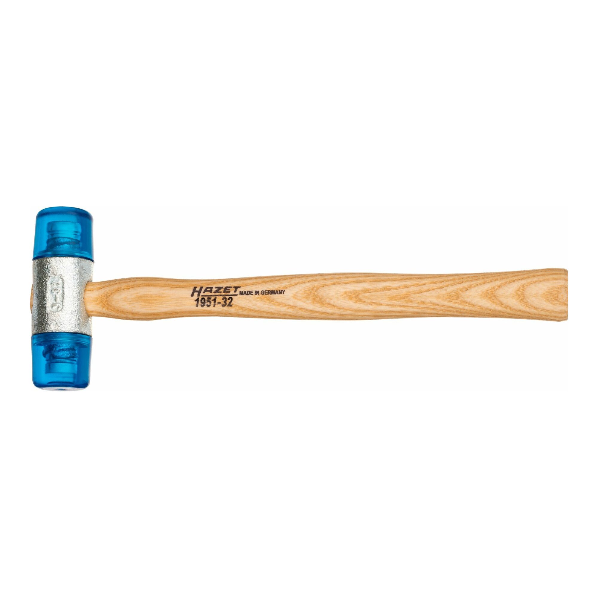 HAZET Hammer HAZET Kunststoff-Schonhammer, rückschlagarm 1951-32 ∙ Länge: 280 mm