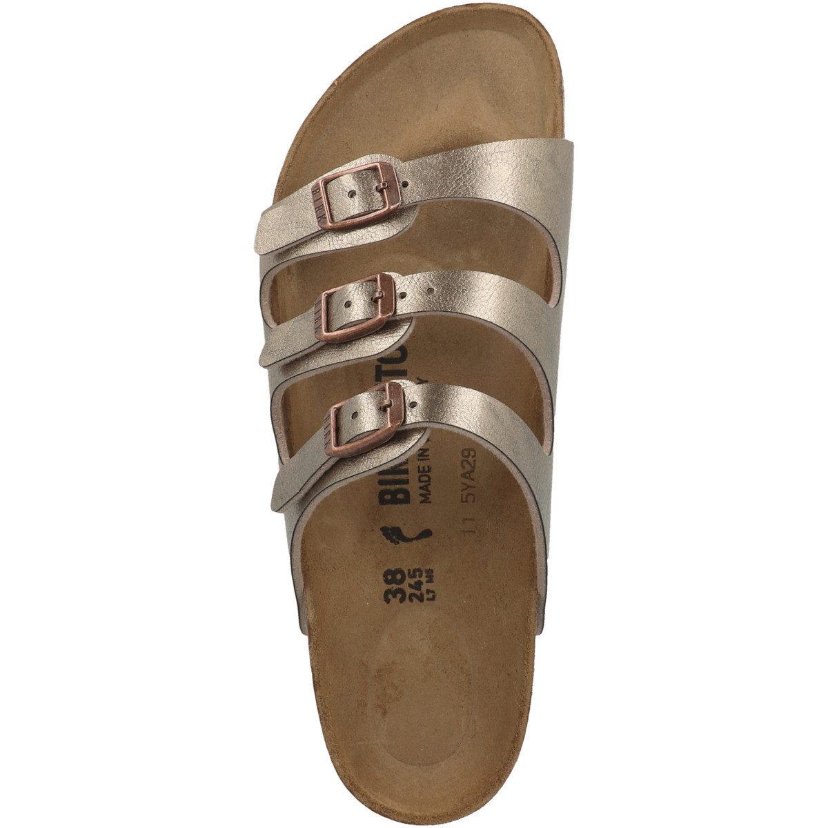 Birkenstock Florida Birko-Flor Graceful schmal Damen Sandale Sandaletten, Sommerschuhe, Badeschuhe, Riemchen, Schlappen