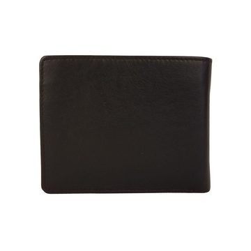 HGL Geldbörse HGL Herren Geldbörse Querformat Echt-Leder schwarz mit RFID Ausleseschutz 17140