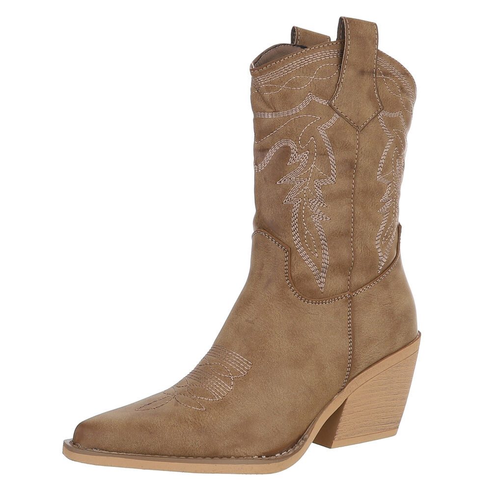 Ital-Design Damen Cowboyboots Western Westernstiefelette (88843733) günstig online kaufen