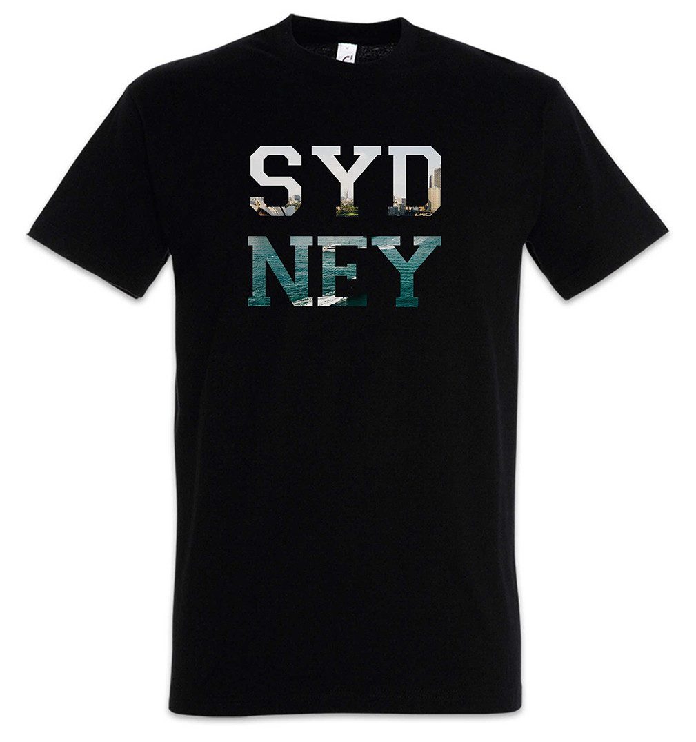 Urban Backwoods Print-Shirt Sydney Herren T-Shirt Skyline Australien Austra günstig online kaufen