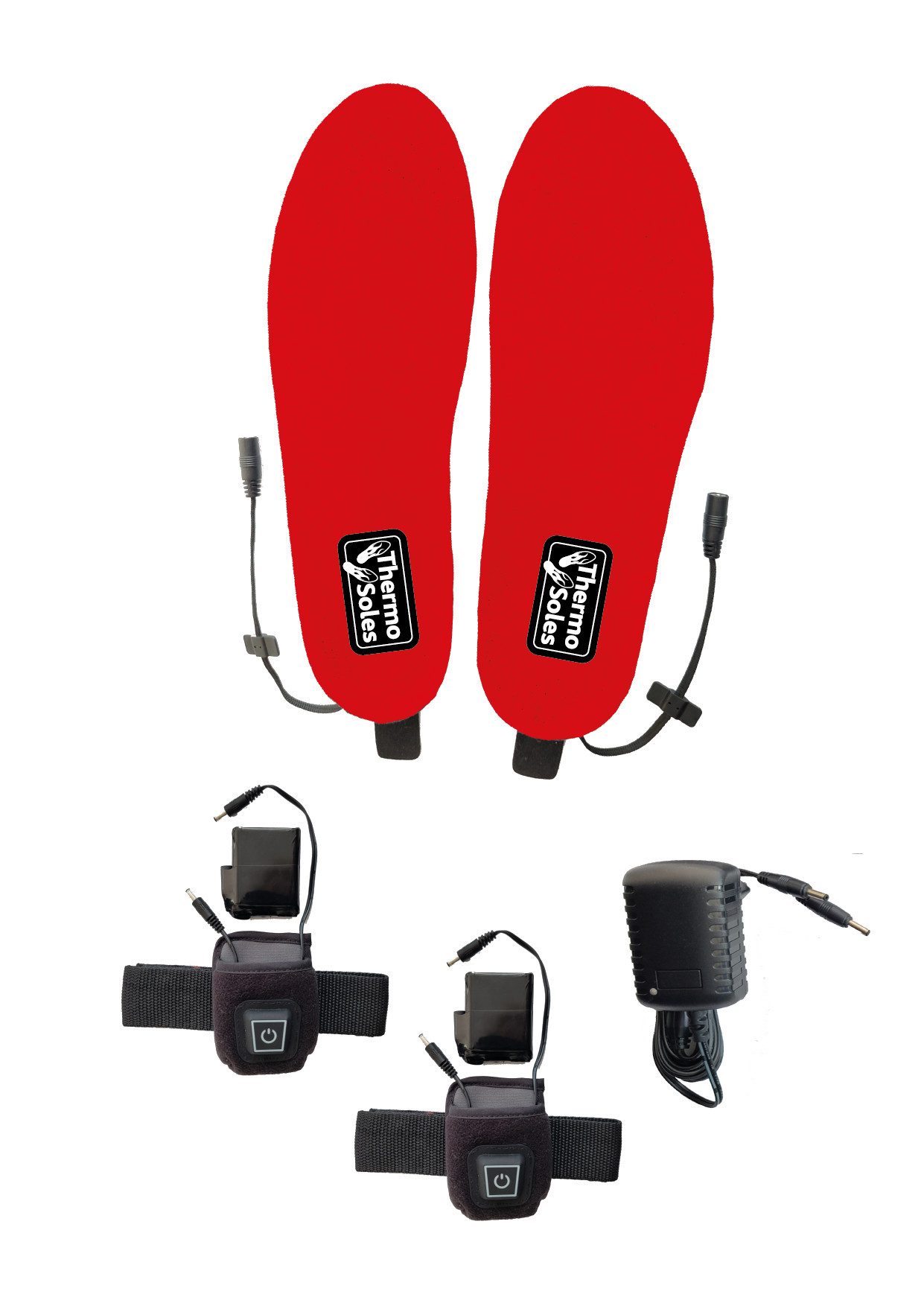 Thermo Einlegesohlen Thermo Soles mit externem Akku - beheizte Einlegesohle