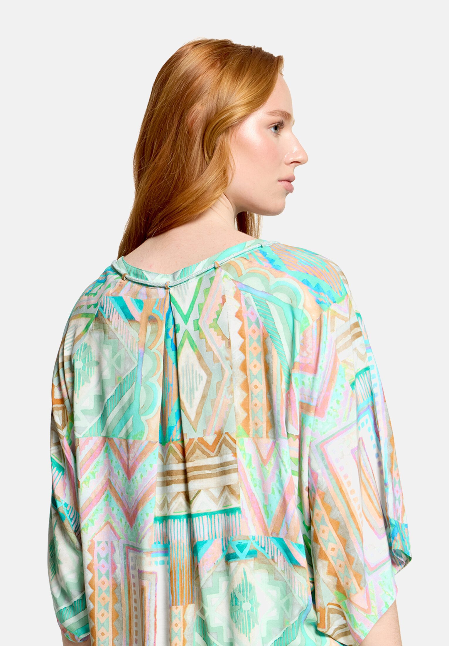 Cartoon Schlupfbluse Damen mit Muster