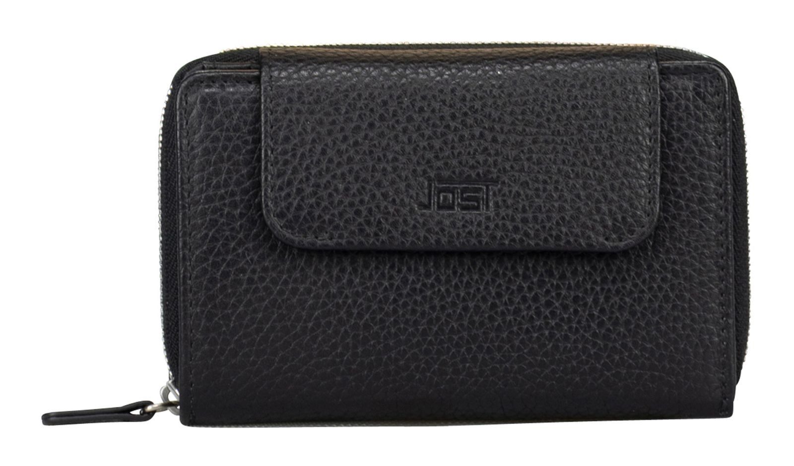Jost Geldbörse Zip Wallet, aus echtem Rindsleder