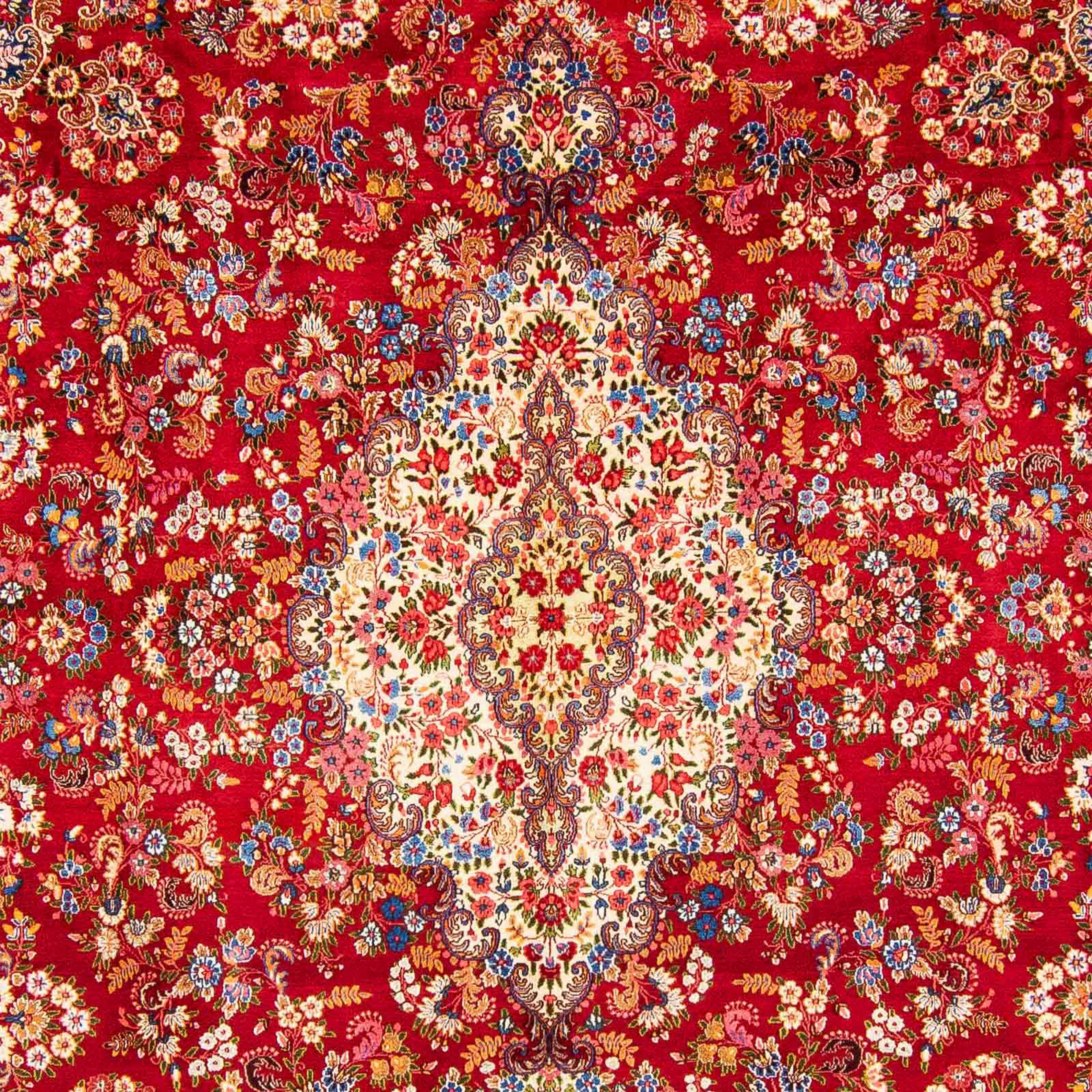 Orientteppich Perser rot, Wohnzimmer, - - Zertifikat Handgeknüpft, Höhe: - rechteckig, mm, x 412 Classic cm 300 10 mit Einzelstück morgenland