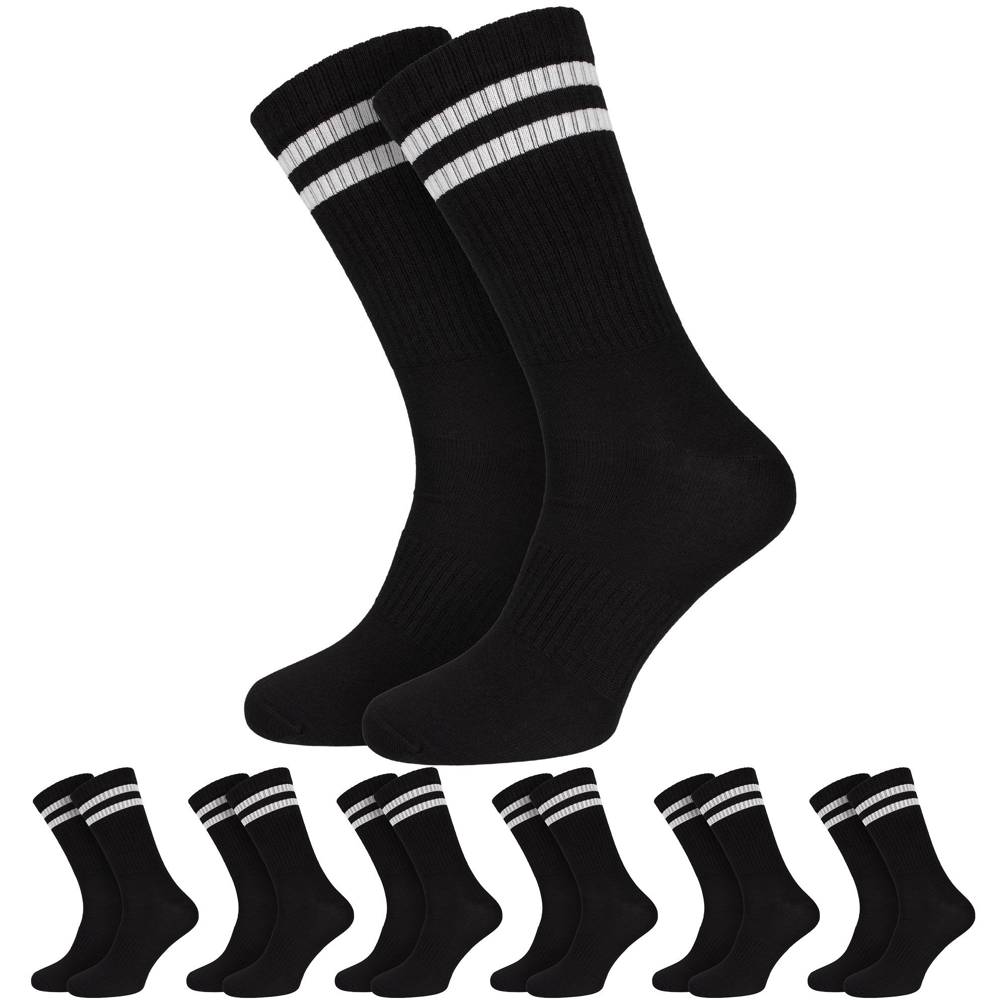 Sportsocken Bambus Crew Socken für Damen & Herren – Atmungsaktiv & Weich