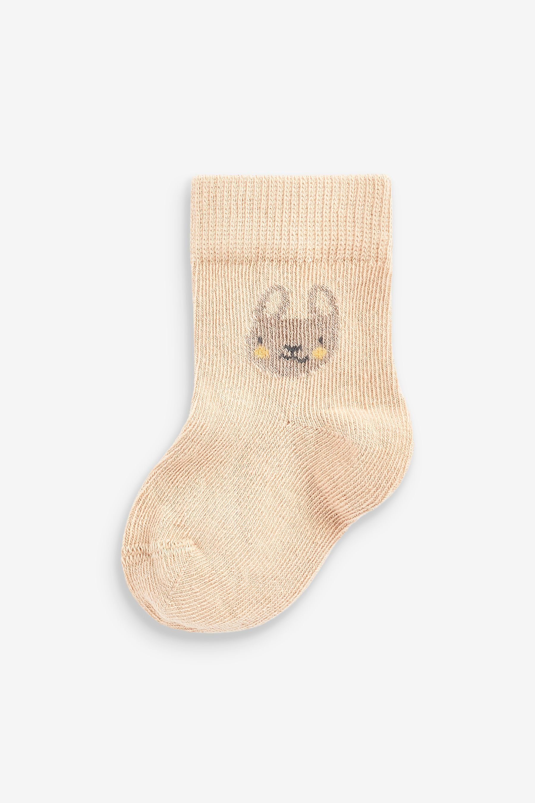 Beige x Kurzsocken (5-Paar) Baby-Socken 5 Next