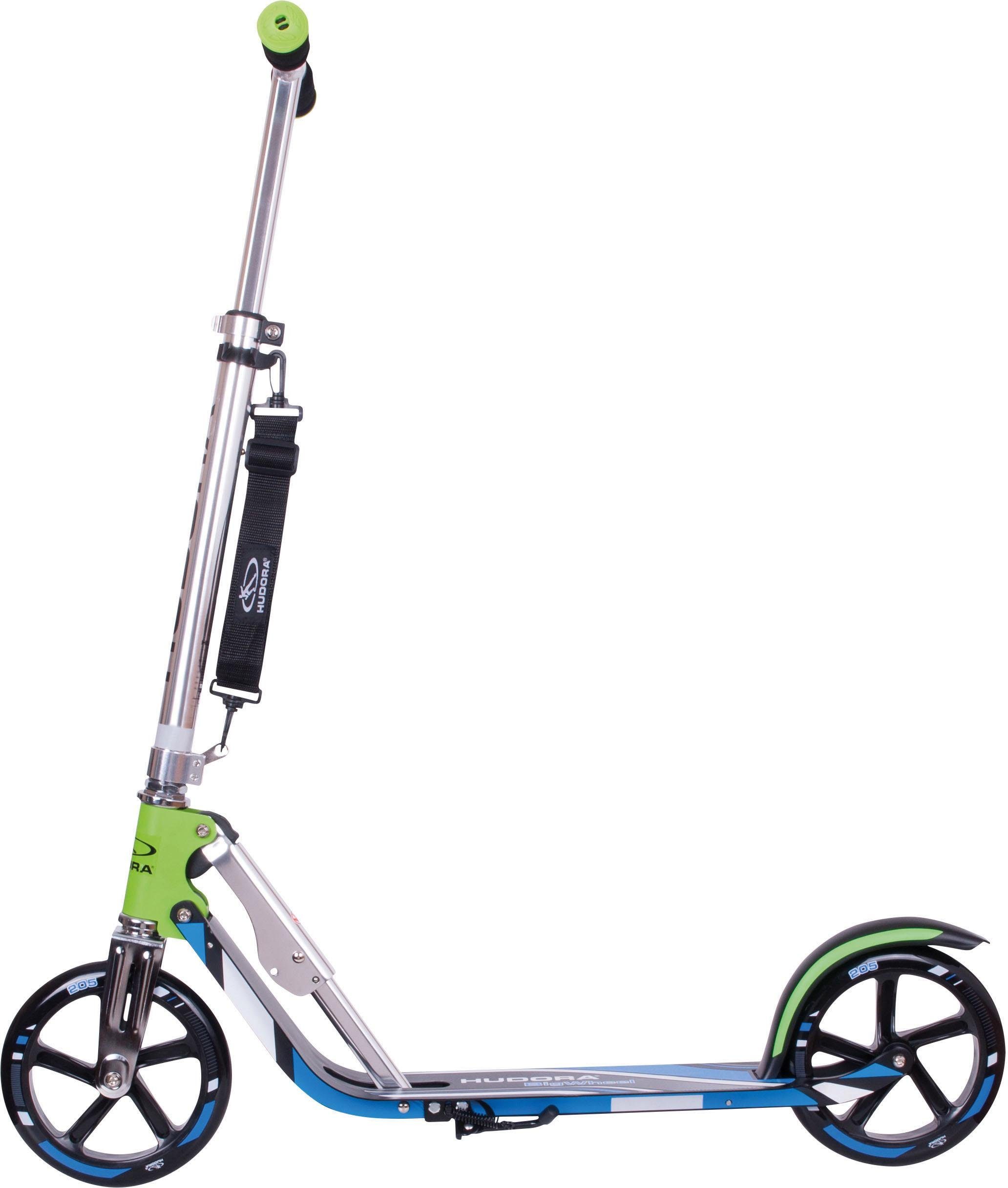 Hudora Scooter Big Wheel grün/blau 205