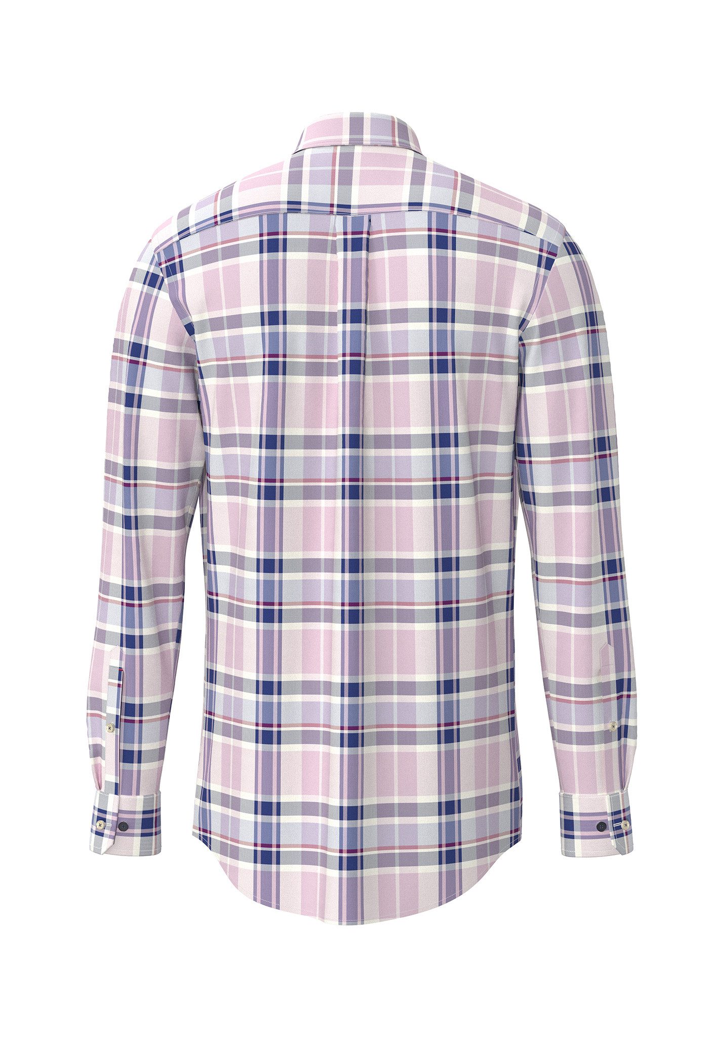 FYNCH-HATTON Langarmhemd schmale Passform, aus reiner Baumwolle, mit Button-down-Kragen