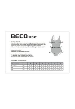 Beco Beermann Badeanzug BEactive mit sportlichem Racerback und ausgefallenen Farbstreifen