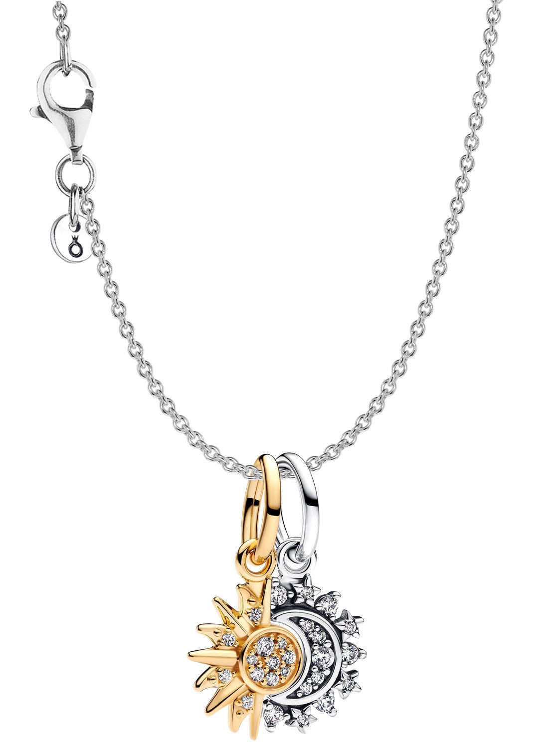 Pandora Kette mit Anhänger Silber Sonne günstig online kaufen
