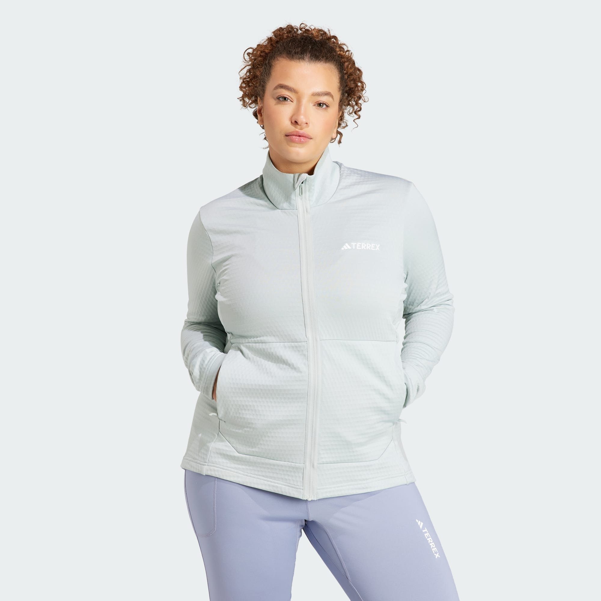 adidas TERREX Fleecejacke Wonder Silver