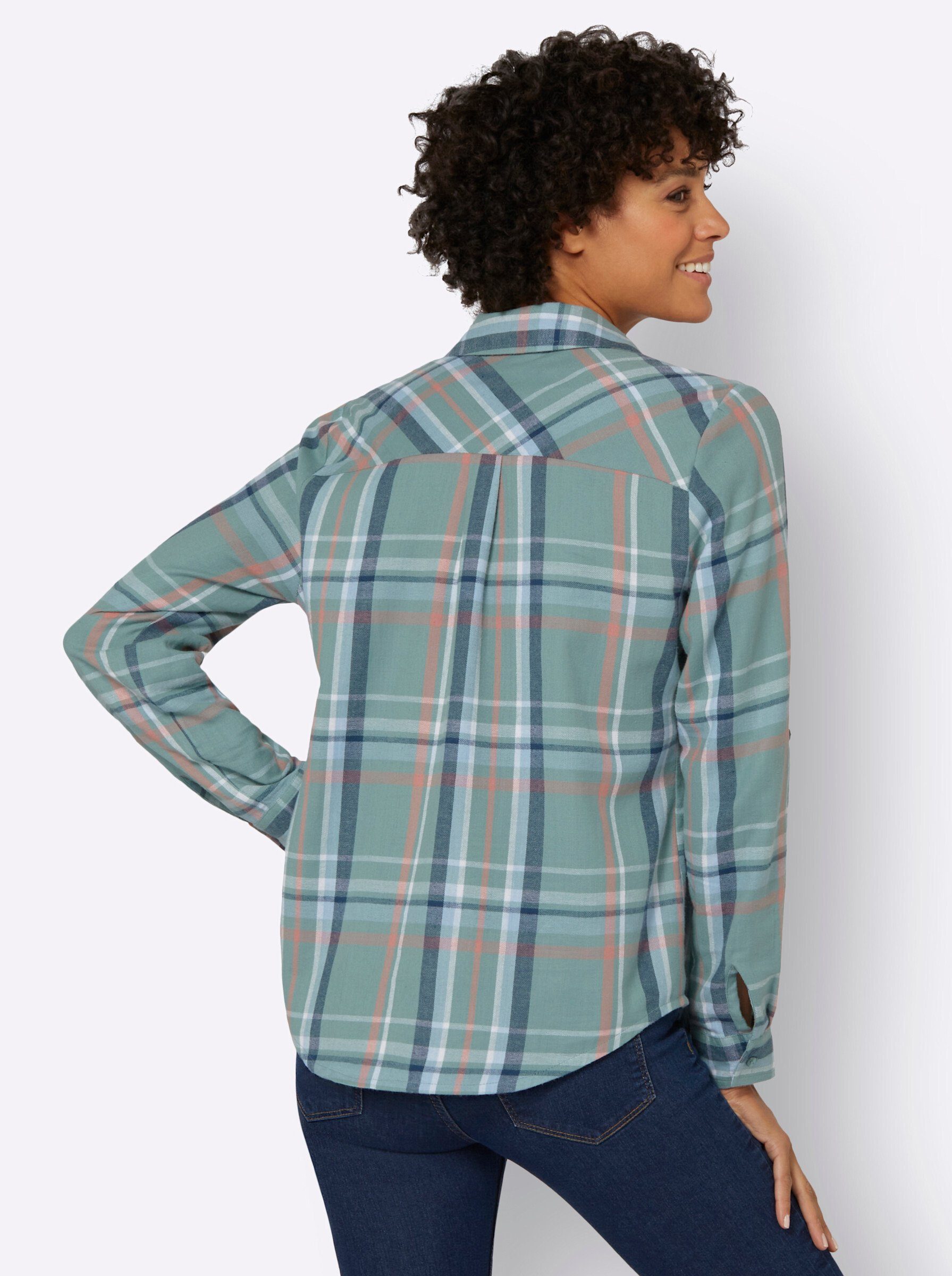 Witt Klassische Bluse Flanell-Bluse günstig online kaufen