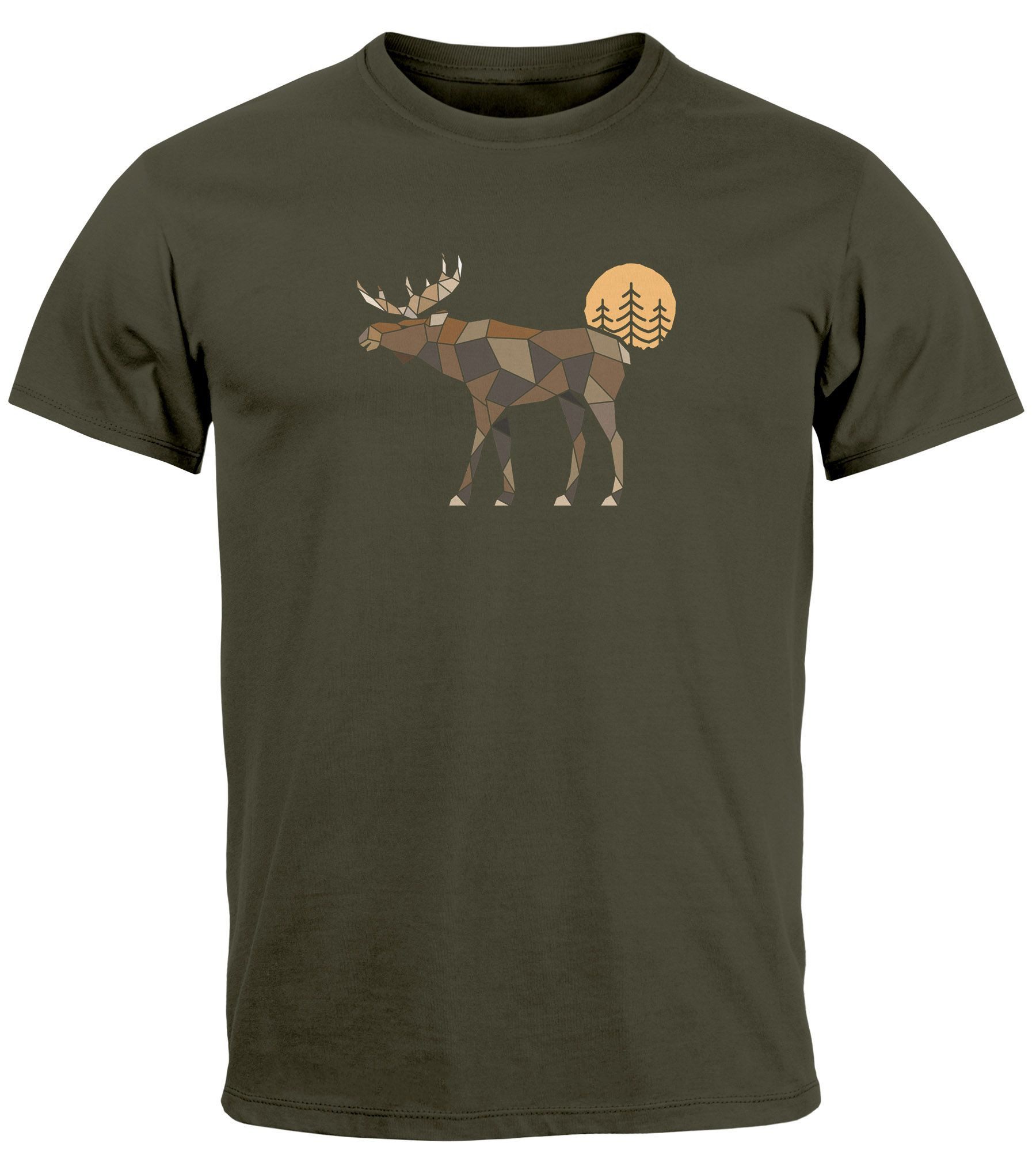 Neverless Print-Shirt Herren T-Shirt Shirt Printshirt günstig online kaufen
