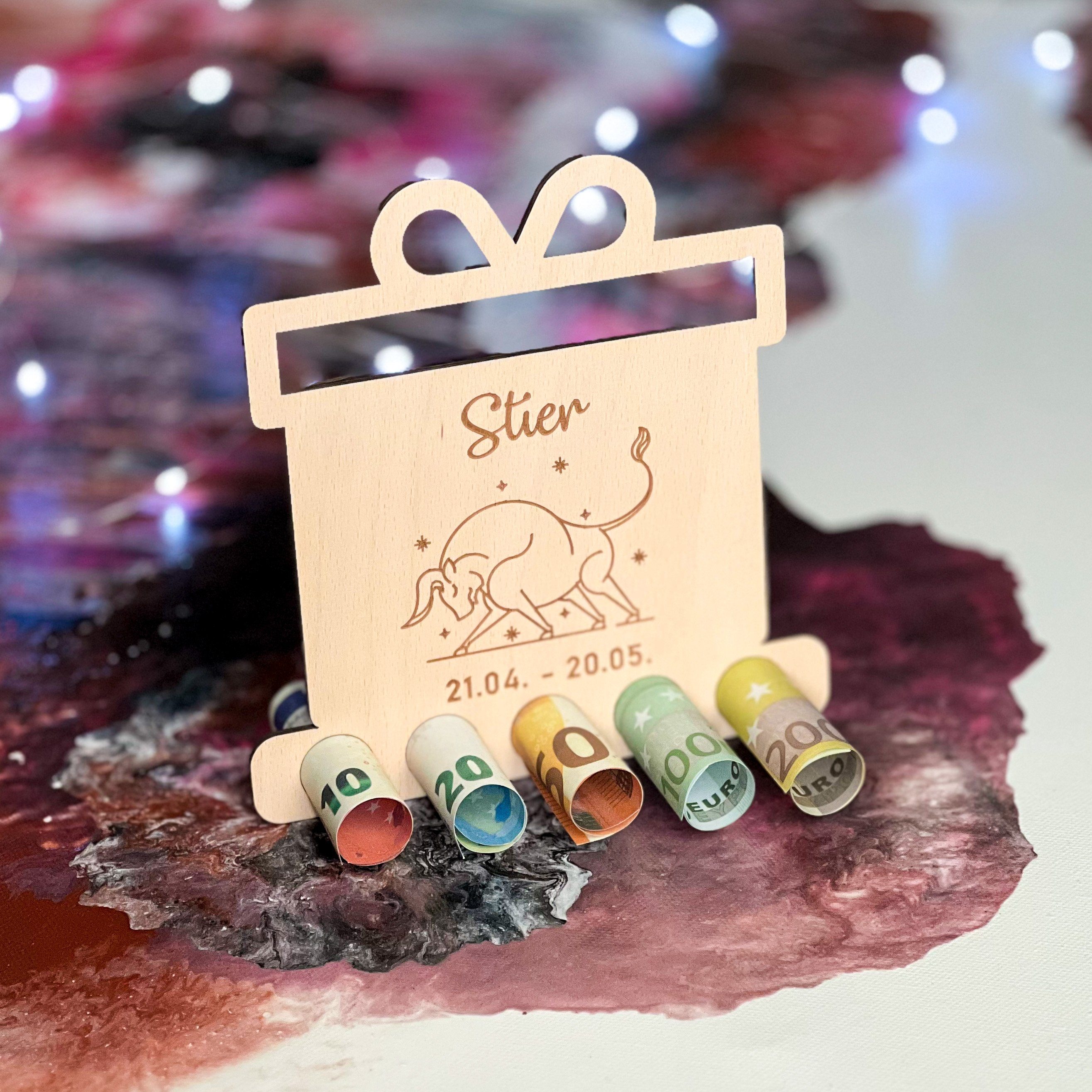 Spruchreif® Spardose Geldgeschenke, Geschenke aus Holz, günstig online kaufen