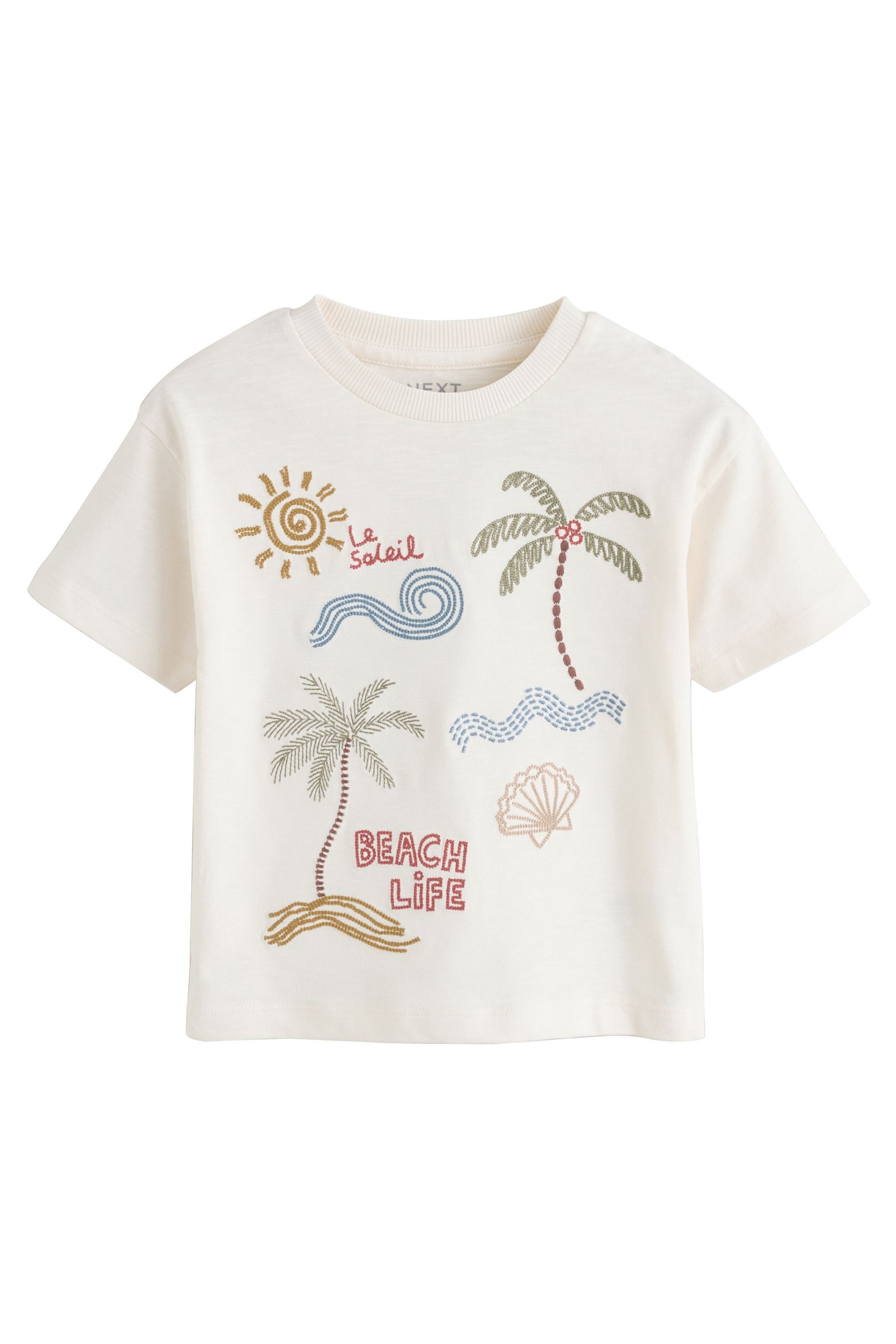 Neutral Beach Palms