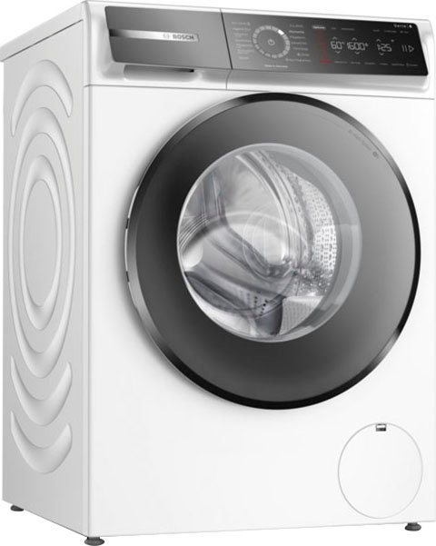 BOSCH Waschmaschine Serie 8 WGB256040, 10 kg, 1600 U/min, Iron Assist  reduziert dank Dampf 50 % der Falten, Fleckenautomatik: entfernt die 16  gängigsten Fleckenarten ohne Vorbehandlung