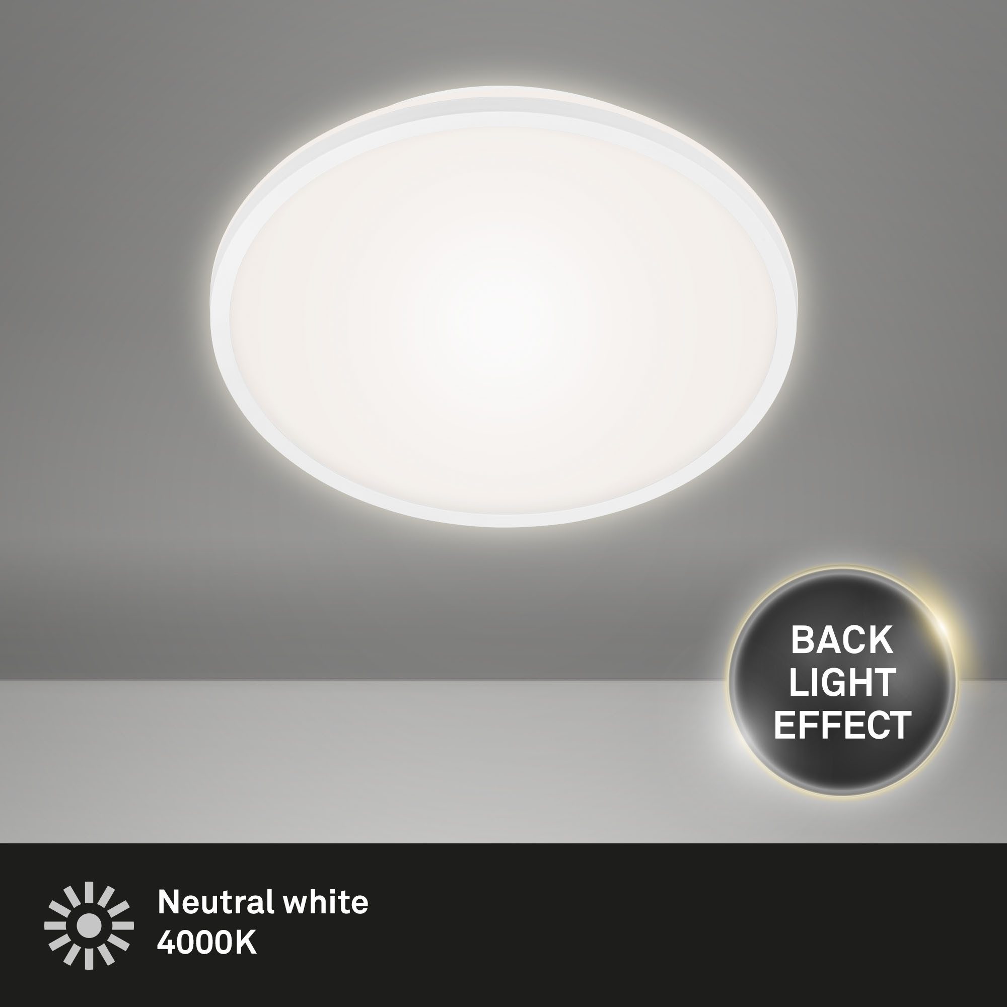 Briloner Leuchten Deckenleuchte LED Deckenlampe Extra-Warmweiß günstig online kaufen