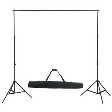 vidaXL Fotohintergrund Fotostudio Set mit Beleuchtung und Hintergrund