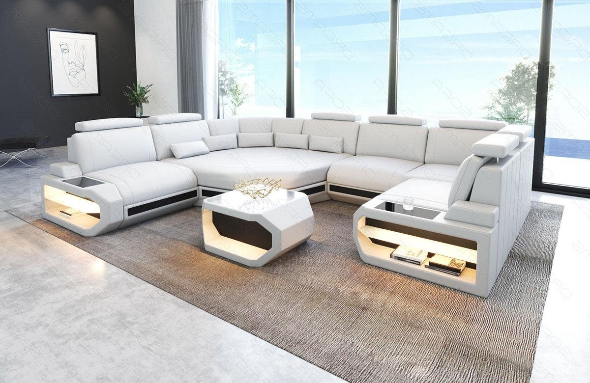 Sofa Dreams Wohnlandschaft Sofa Leder Asti günstig online kaufen